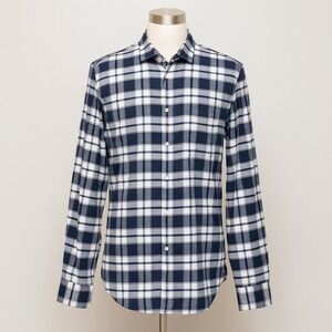 Good Man Brand Mens Shirt Size S Small Grey Plaid Button‎ Down Long Sleeve NWT